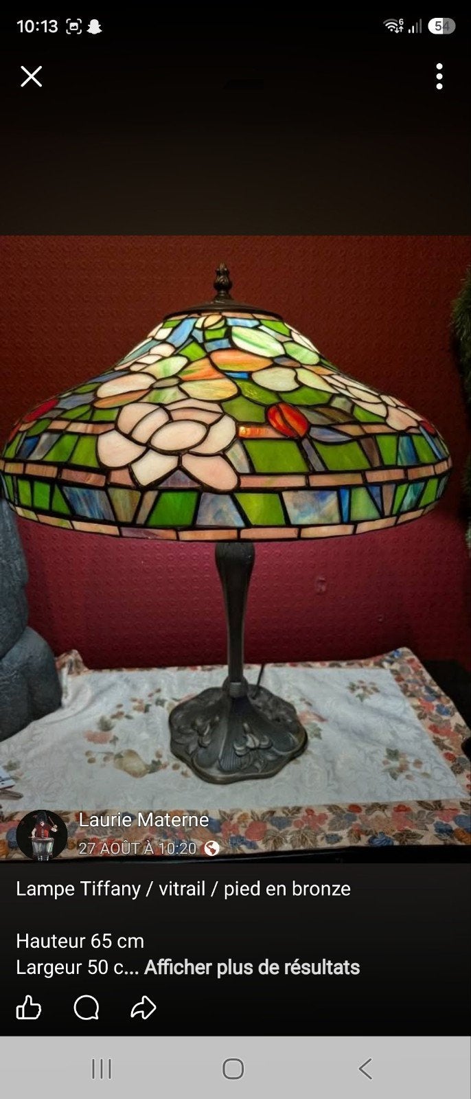 lampe typhanie, Antiek en Kunst, Ophalen