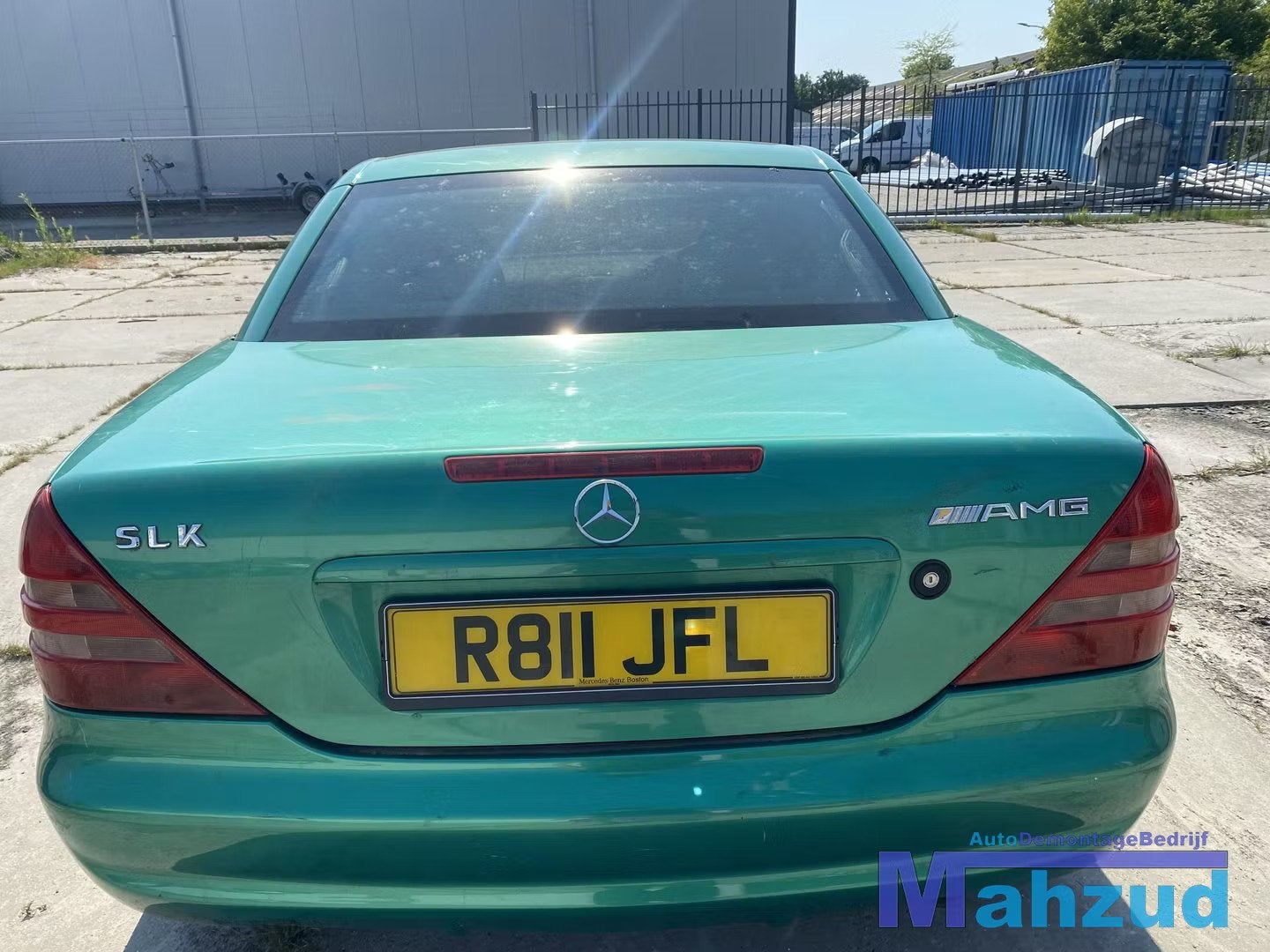 MERCEDES SLK R170 Groen 252 achterklep 1996-2004, Gebruikt, Mercedes-Benz AG, Deur, Mercedes-Benz