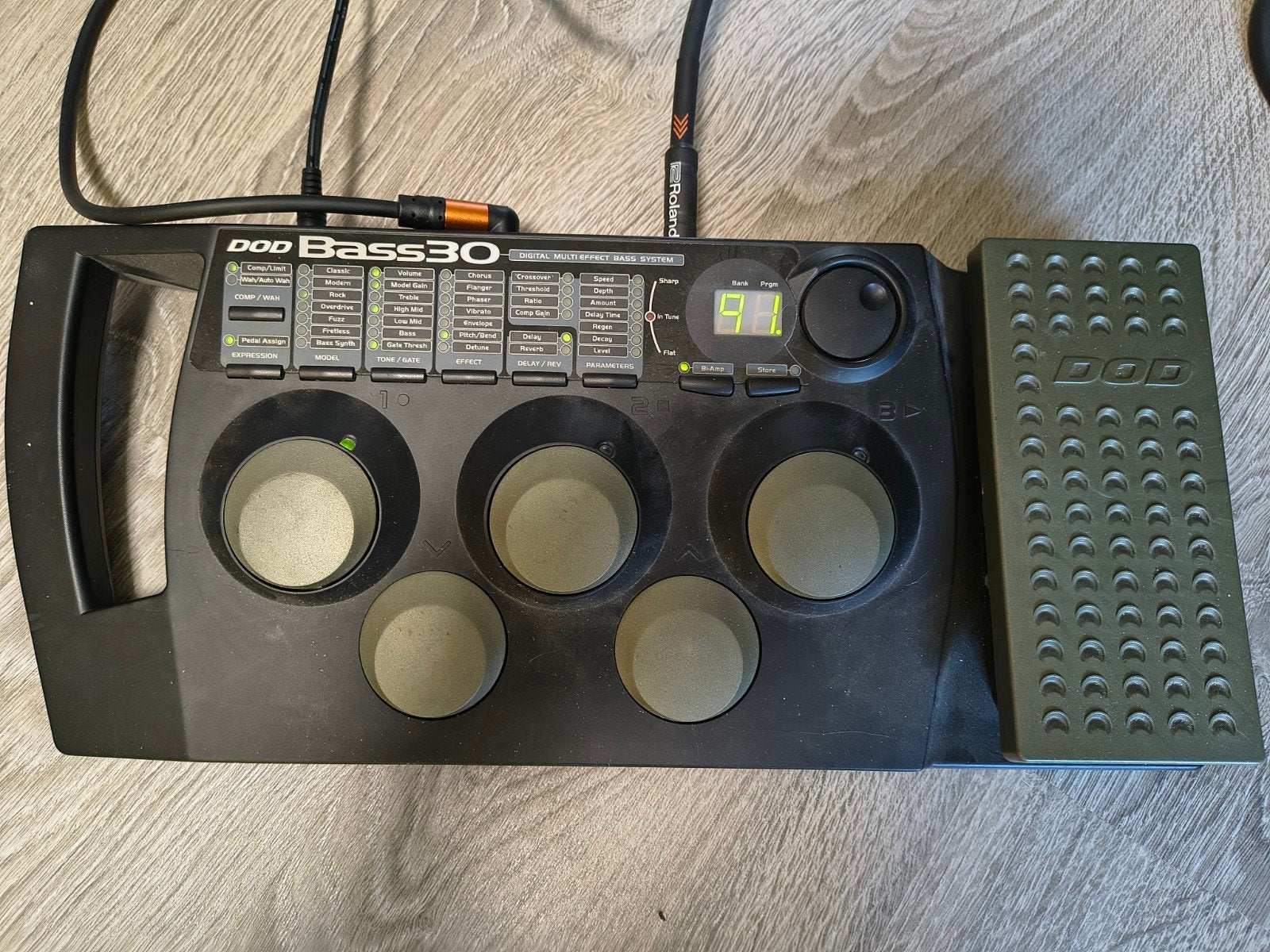 DOD Bass30 multi-effect, Ophalen of Verzenden, Gebruikt, Delay of Echo