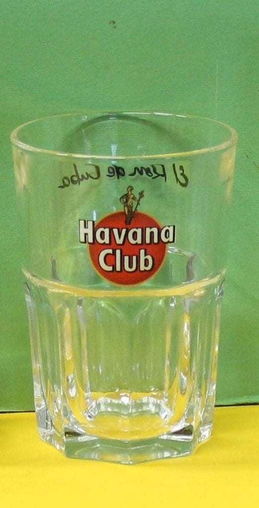 6 HAVANA CLUB GLAZEN, Verzamelen, Ophalen of Verzenden, Nieuw