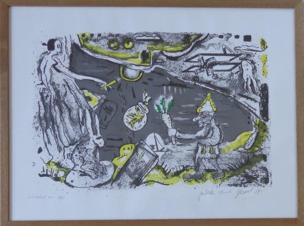 BERVOETS + DECLEIR + YSBRANT / WONDERLAND / ZEEFDRUK 59x78cm, Enlèvement