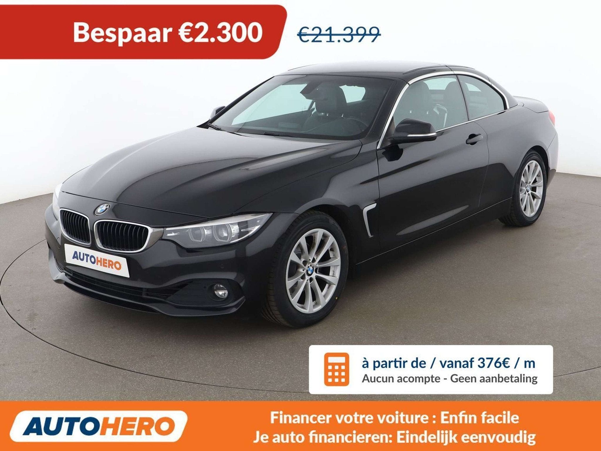 BMW 4 Serie 420 420i Advantage (bj 2019, automaat), Auto's, Automaat, Achterwielaandrijving, Gebruikt, Cabriolet