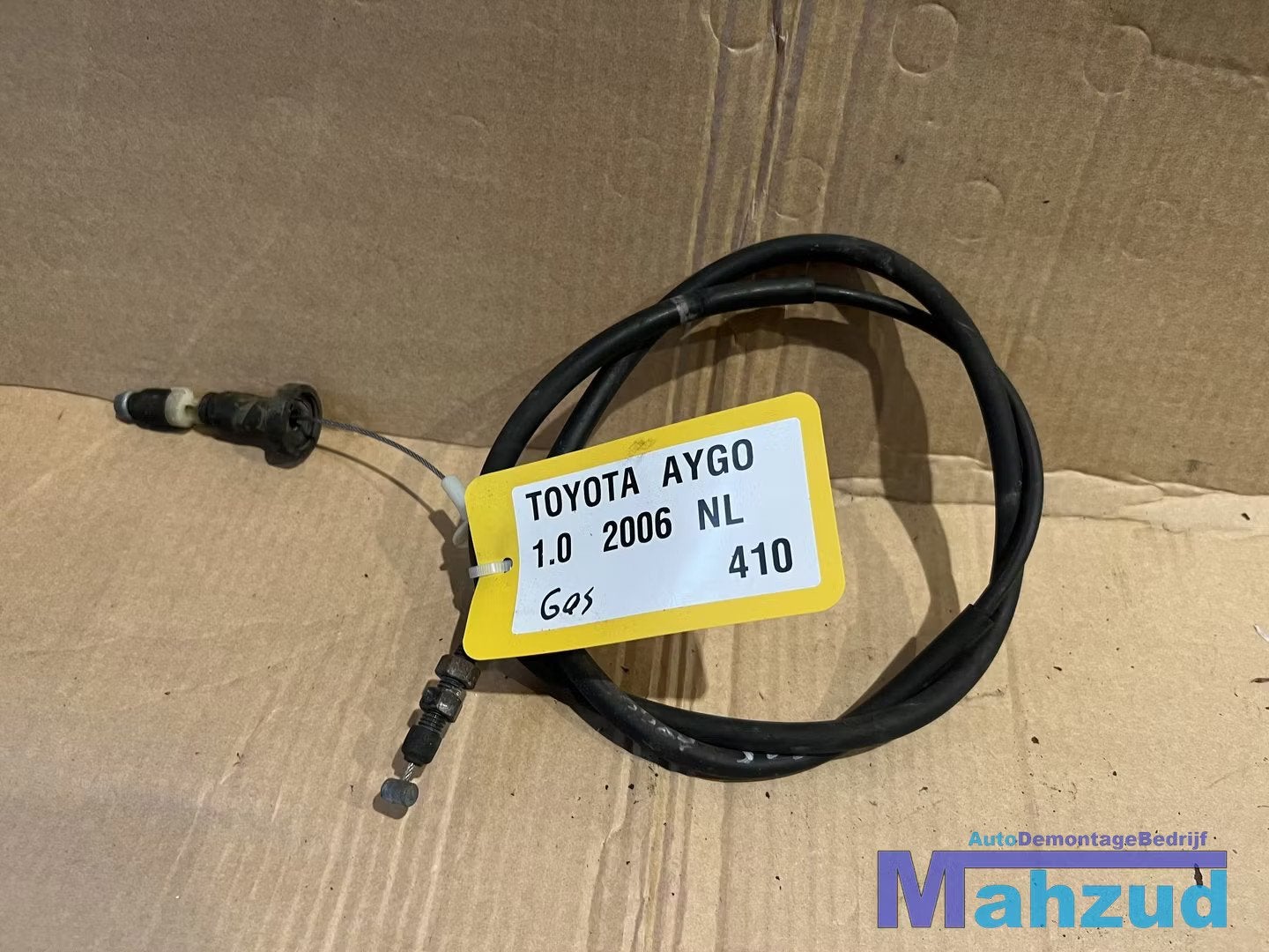 TOYOTA AYGO Gas kabel 2005-2014, Info@toyota.co.jp, Toyota Motor Corporation, Toyota-Cho 1
471-8571  Toyota City, Toyota