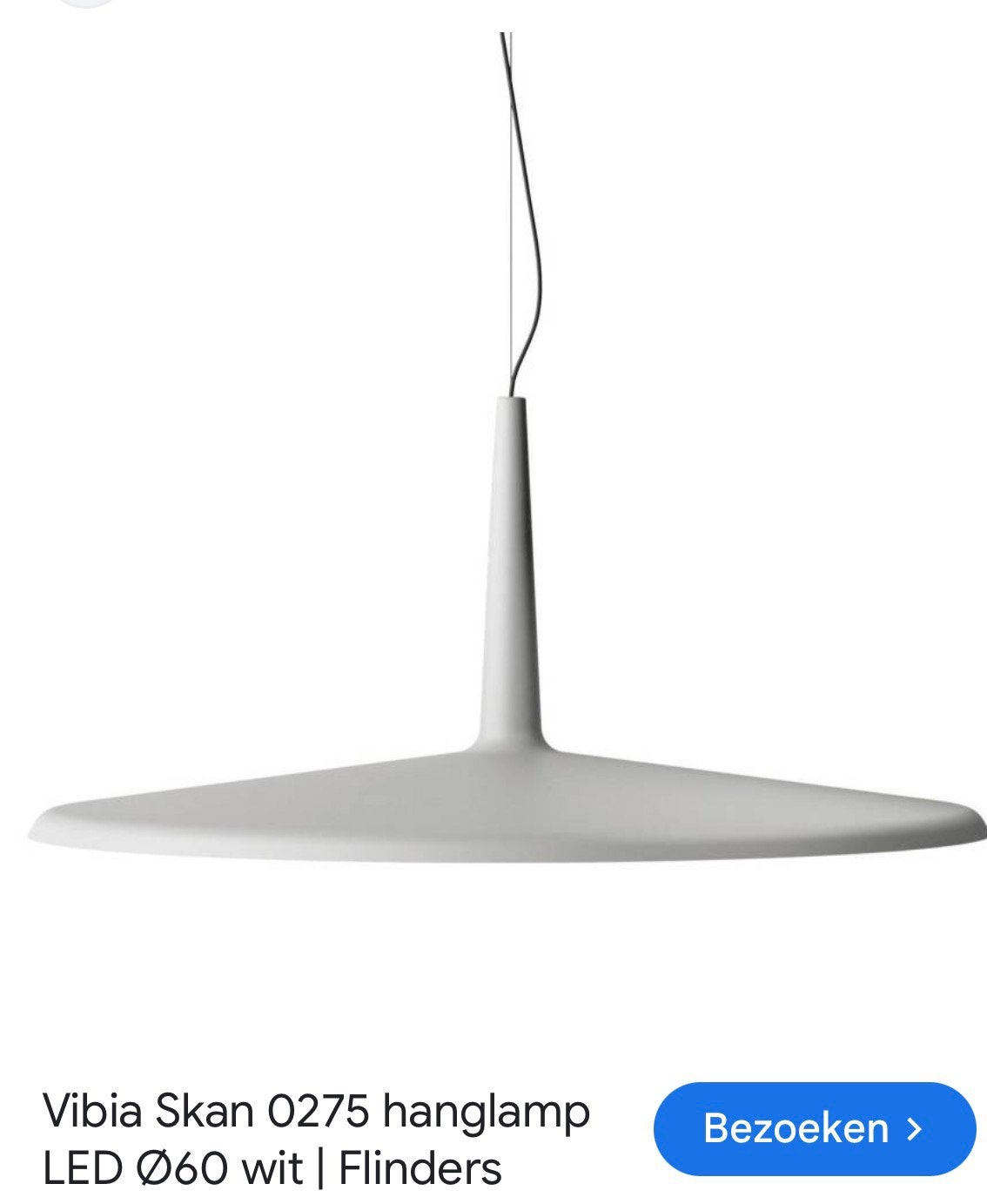 Disign Vobia skan hanglamp, Ophalen