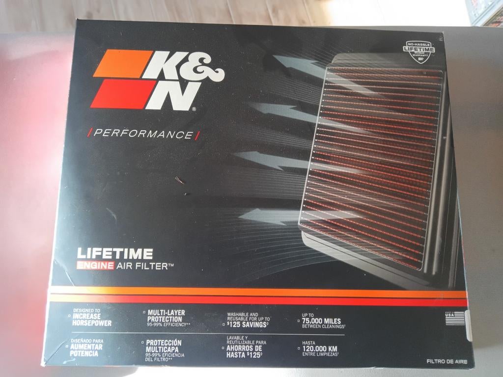 K&N /Filtre air sport Opel Insignia B, Enlèvement, Utilisé, Opel