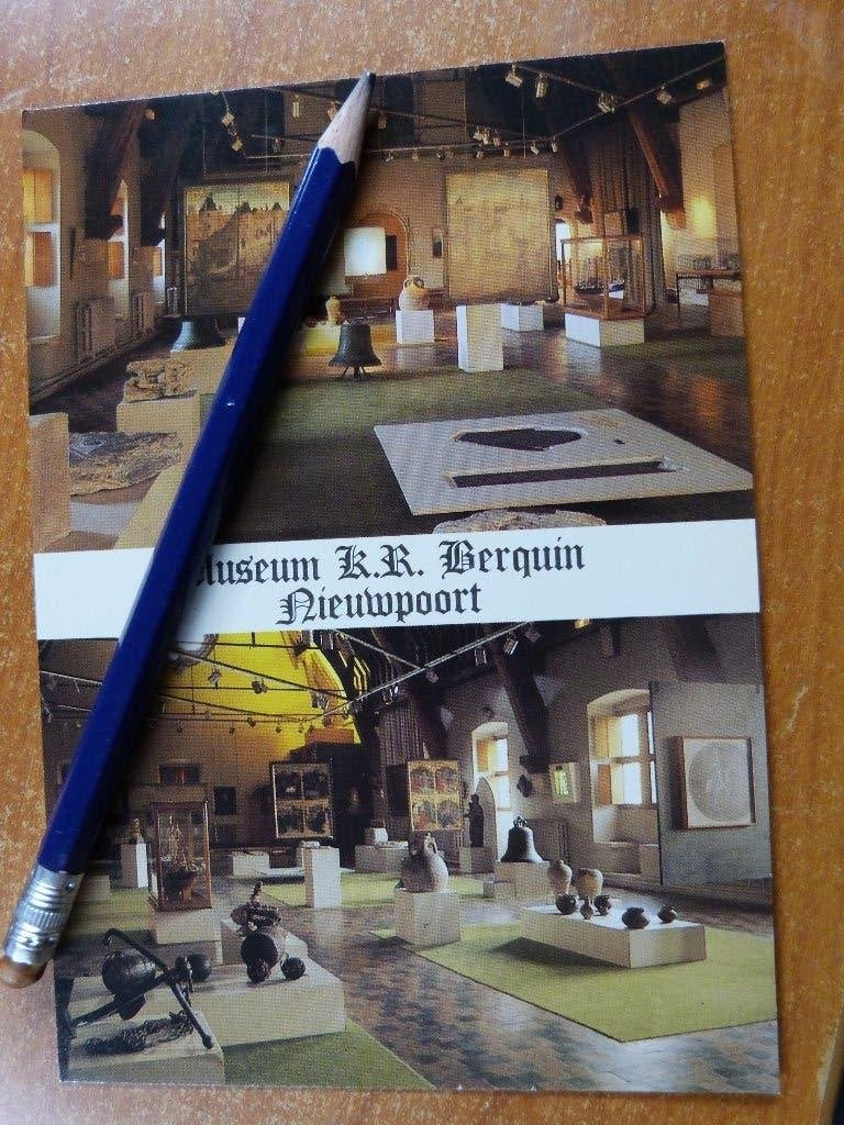 Postkaart Nieuwpoort  Museum K.R. Berquin Stadshalle, Ophalen of Verzenden, 1960 tot 1980, Ongelopen, West-Vlaanderen