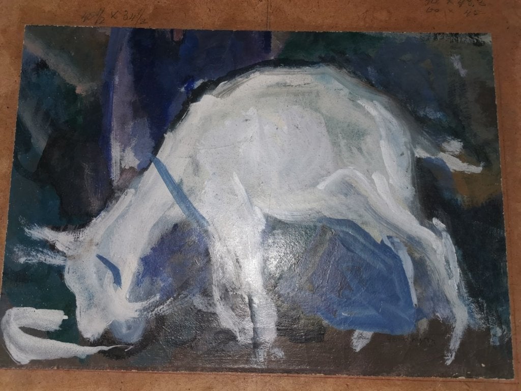 Harrie Kuyten  Uniek werk  Op doek op, Ophalen, Gesigneerd, Dieren, Doek