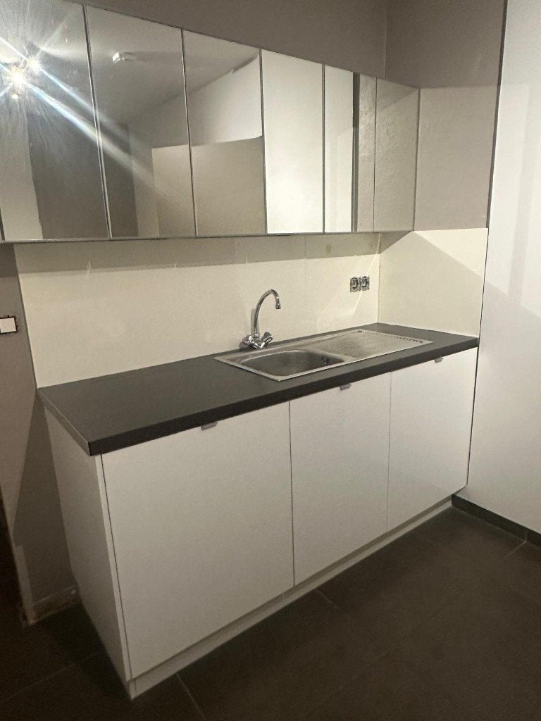 IKEA FAKTUM bergingkast – wit glans – werkblad & spoelbak, Huis en Inrichting, Ophalen, Gebruikt