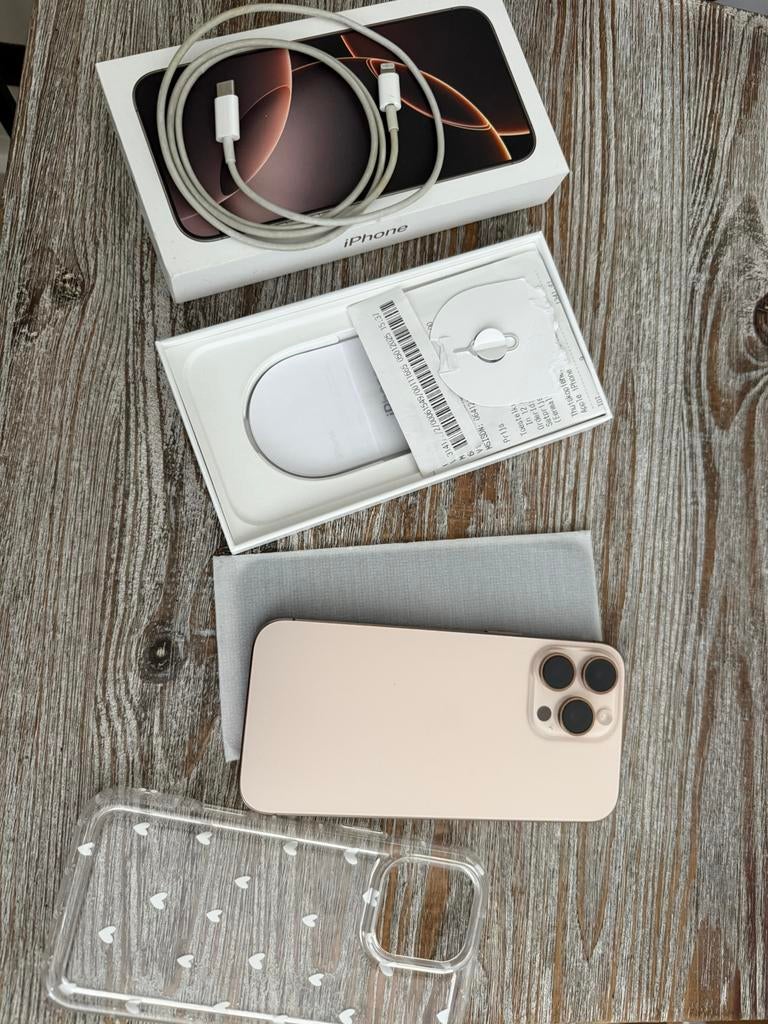 iPhone 16 Pro Max 256 Go - parfait état, 256 GB, Rose, IPhone 16 Pro Max, Comme neuf