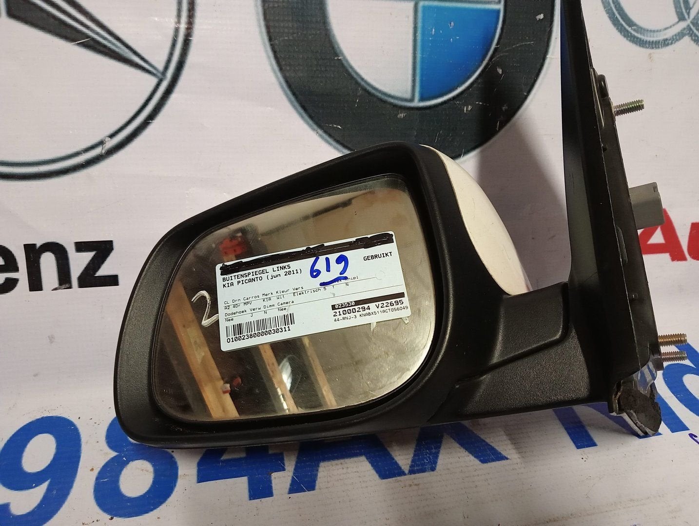 Kia Picanto Buitenspiegel Links 2011, Kia, -, Utilisé, -