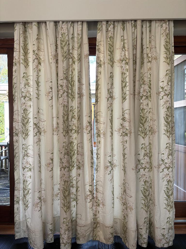 Gordijnen met verduistering Laura Ashley, Gebruikt, Overige kleuren, 200 cm of meer, Ophalen of Verzenden
