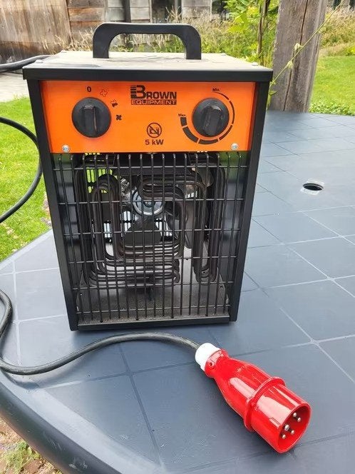 nieuw Fan Heater 5000W, Ophalen, Elektrisch