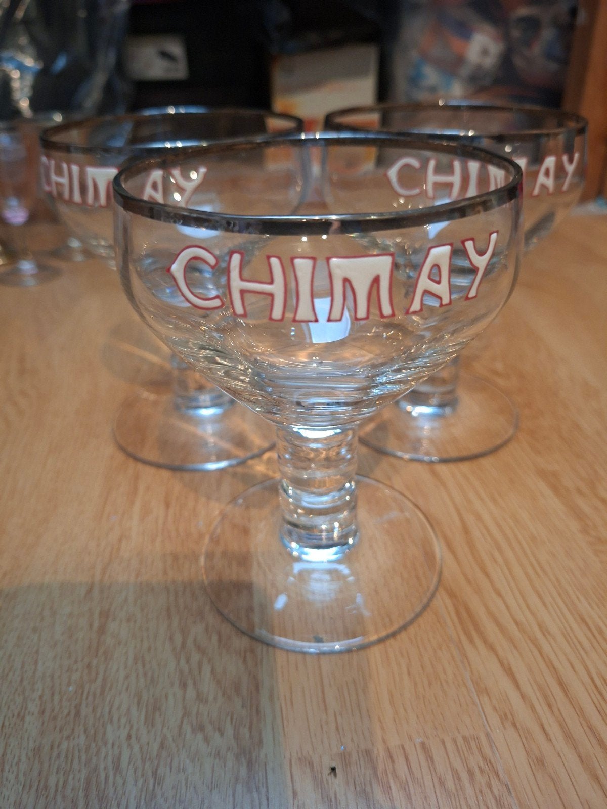 Lot de 3 verres à Chimay, Collections, Enlèvement