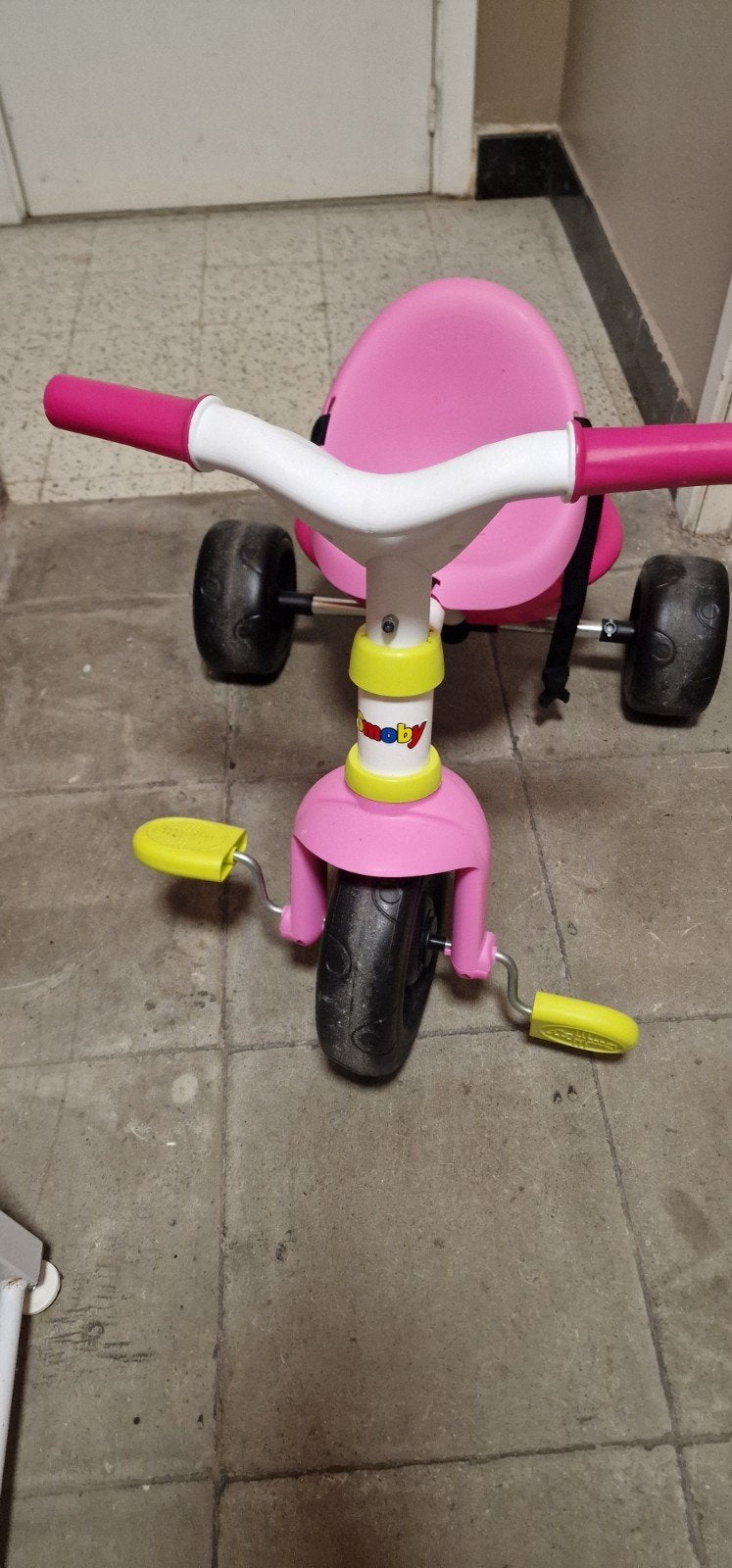 kinderen fiets, Ophalen