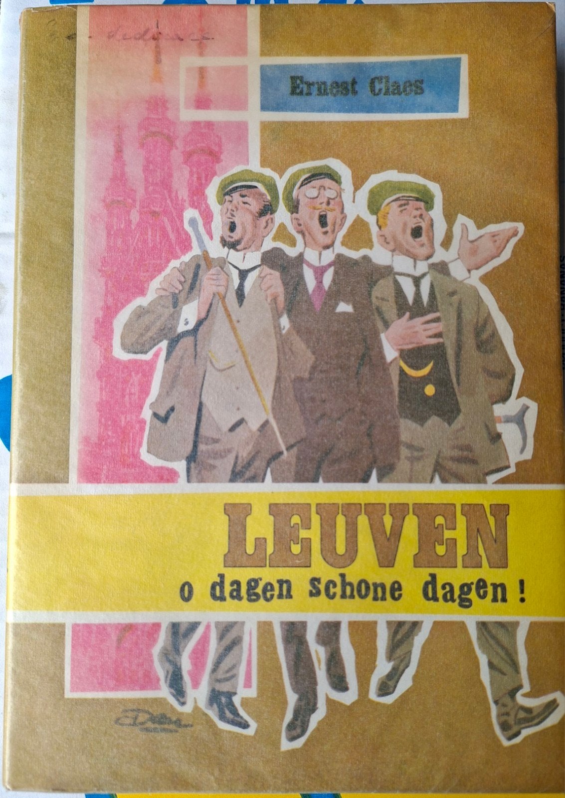 Boek Leuven Ernest Claes gehantekend 1958, Ophalen of Verzenden