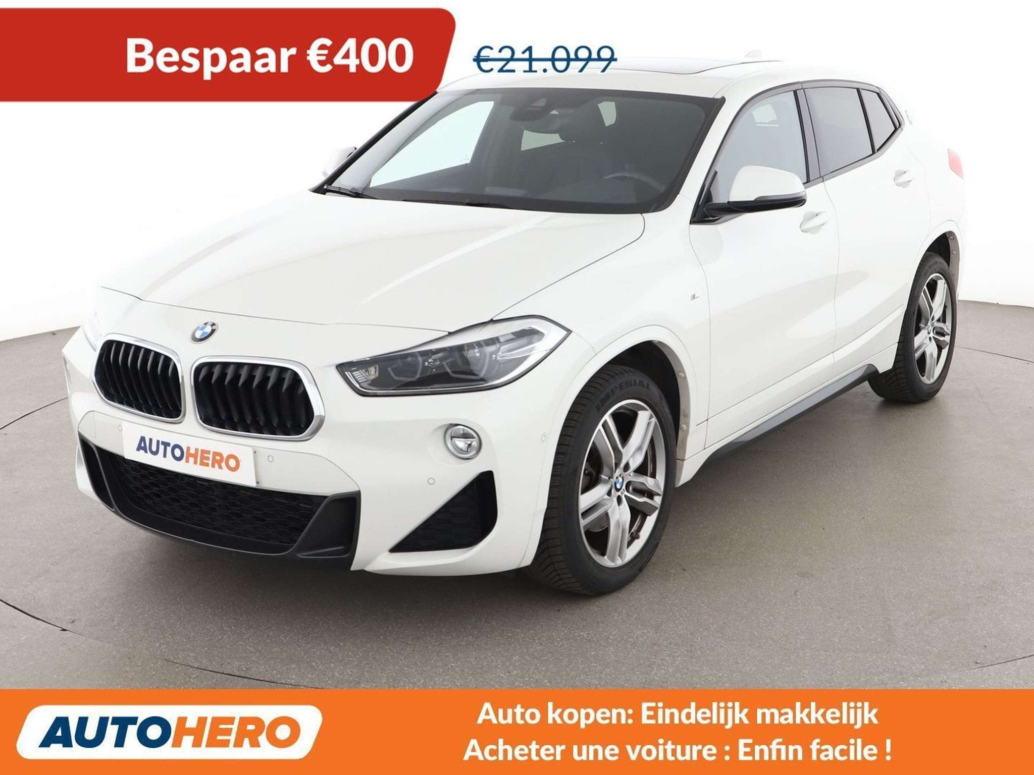 BMW X2 sDrive 18i M Sport (année de construction 2018), Autos, Cuir, Noir, 5 portes, 5 places