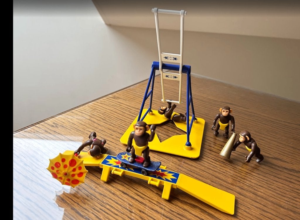 Circus Act - Apen, Ophalen, Gebruikt, Complete set, Figuren