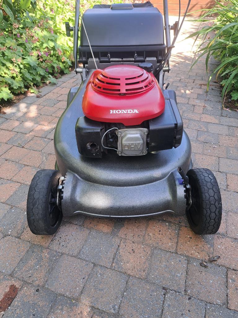 Honda grasmaaier HRD535 QXE, Ophalen, Cirkelmaaier, Honda, Gebruikt