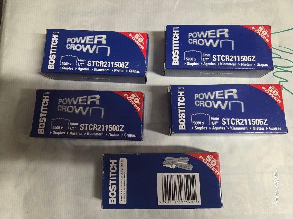 5 dozen met 5000 Bostitch nietjes STCR21150-, Ophalen, Nieuw