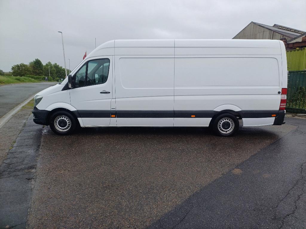Mercedes sprinter 319 3.0 V6 bluetec 2015 euro 6, Automaat, Euro 6, 2800 kg, Wit
