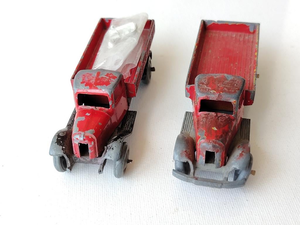 Dinky Toys 2 Camions Benne Entrepreneur 25 A Originale Made, Enlèvement ou Envoi, Dinky Toys