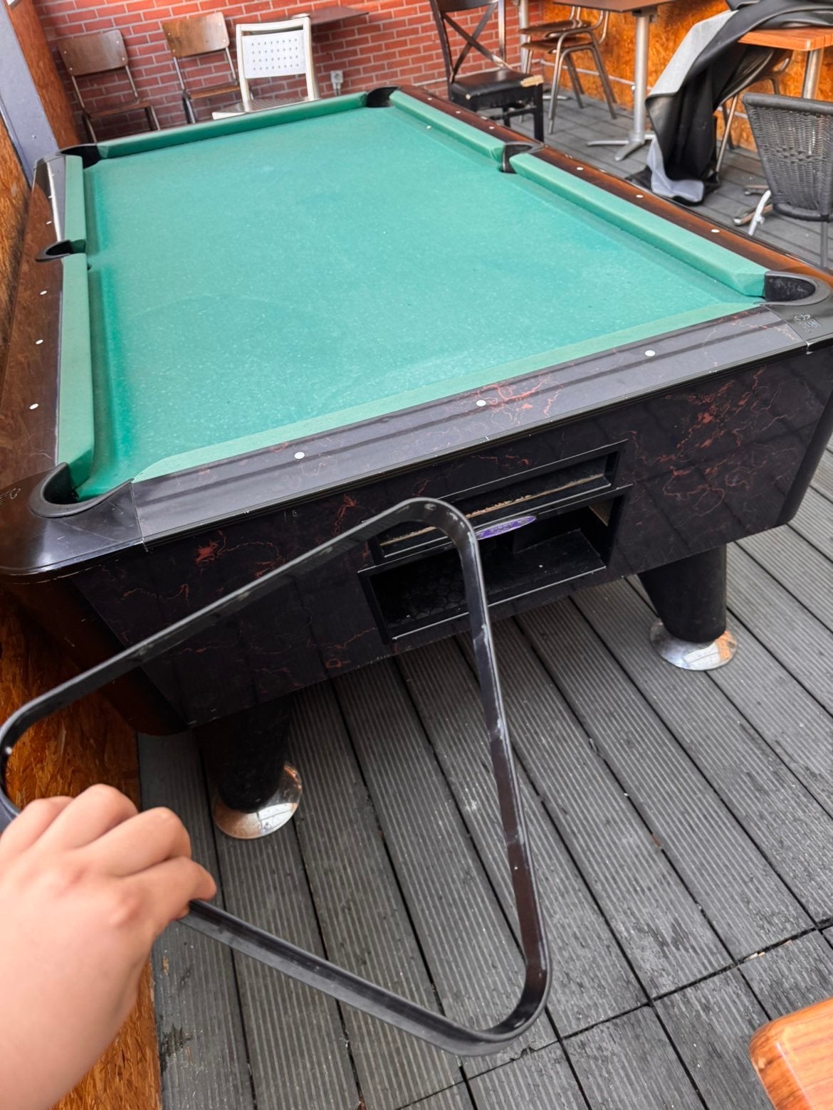 Biljard tafel, Ophalen, Zo goed als nieuw
