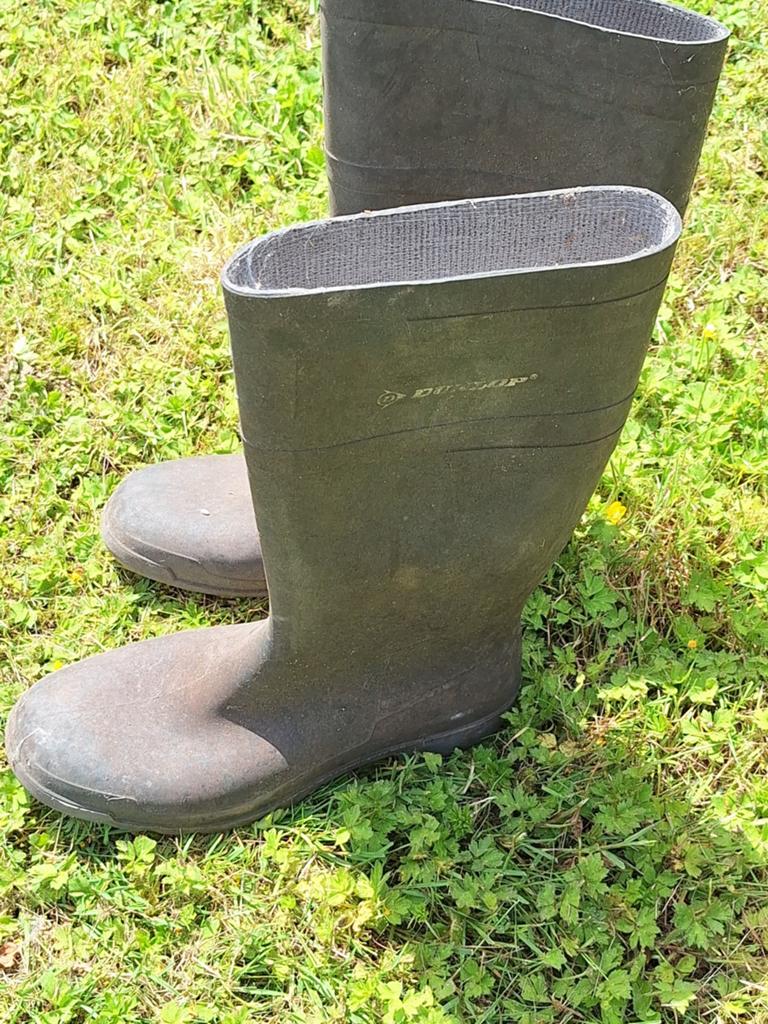Laarzen Dunlop maat 46, Enlèvement, Bottes