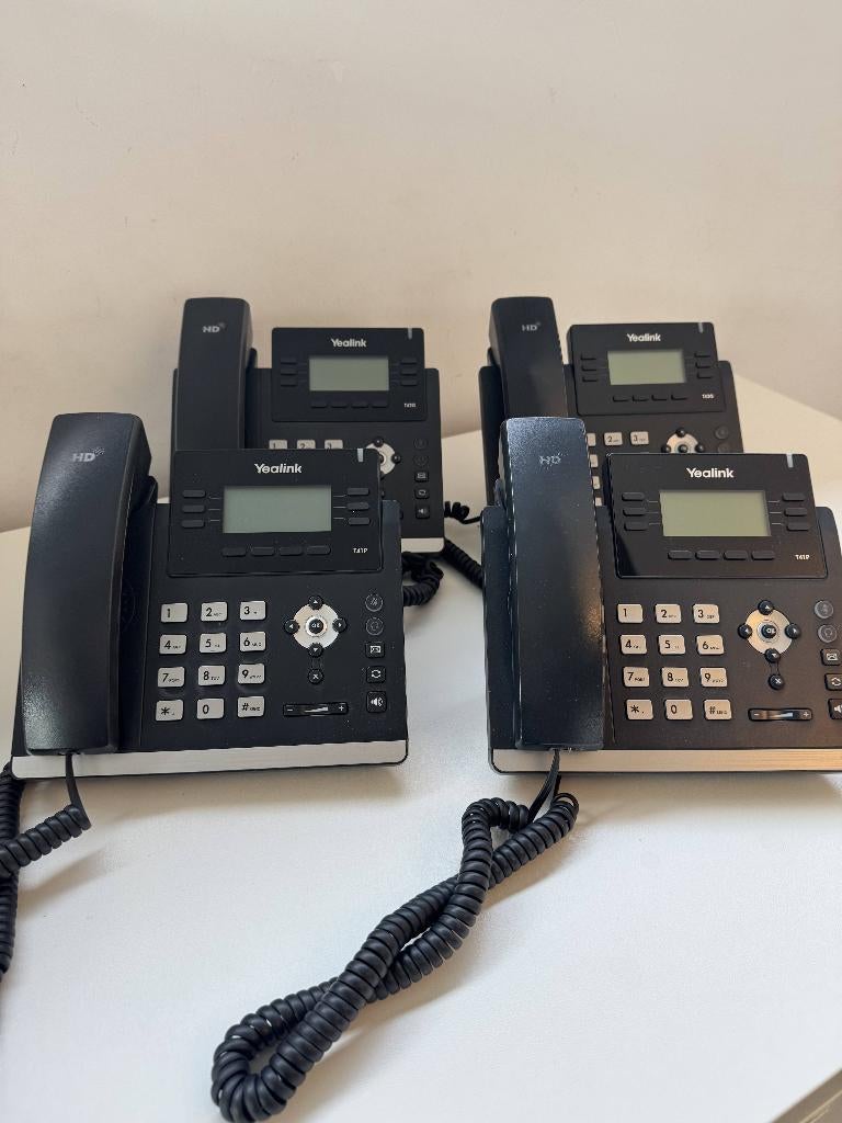 Yealink T41P / T42P IP telefoons - 28 stuks, Enlèvement, Utilisé