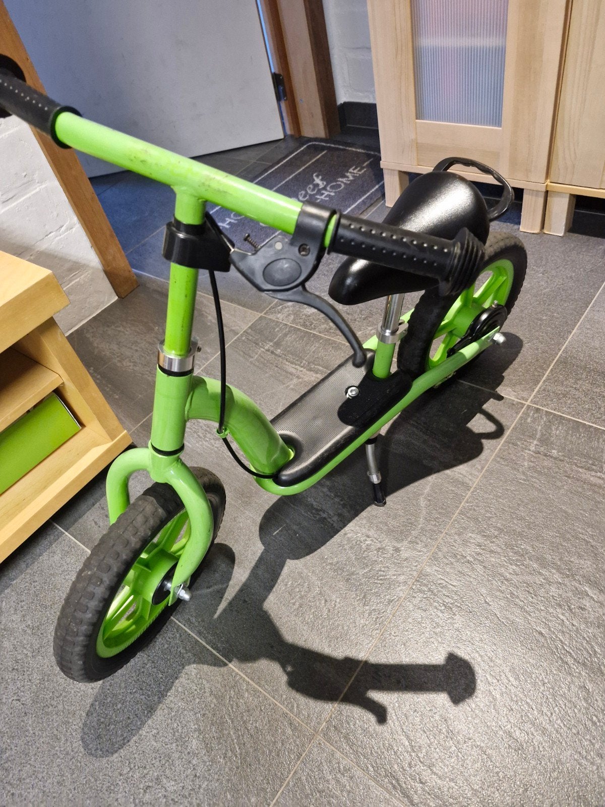 loopfietsje, Enlèvement
