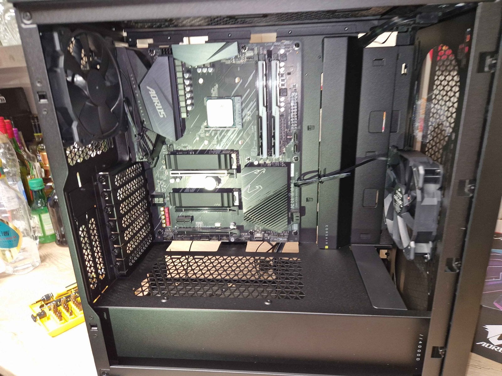 KIT AM4 Ryzen 7 5800X3d + 32Go RAM 4000Mhz + B550 +Ventirad, 32 GB, Comme neuf, Gaming, Enlèvement