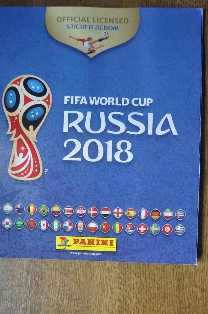 PANINI COMPLEET ALBUM WORLD CUP 2018 RUSSIA, Ophalen of Verzenden, Gebruikt, Meerdere stickers