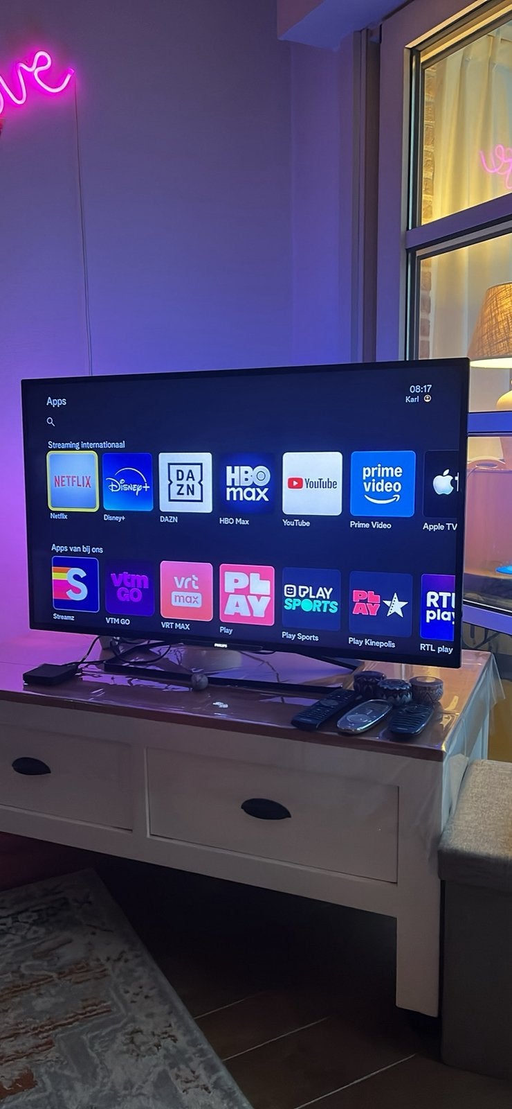 Philips Ambilight. SMART TV. 43 inch., Audio, Tv en Foto, Ophalen, Zo goed als nieuw, Philips, Smart TV