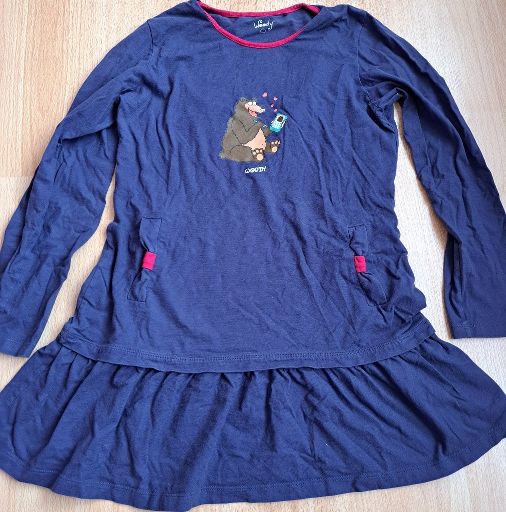 Slaapkleed Woody, Kleding | Dames, Pyjama's, Woody, Ophalen of Verzenden, Gedragen, Maat 36 (S)