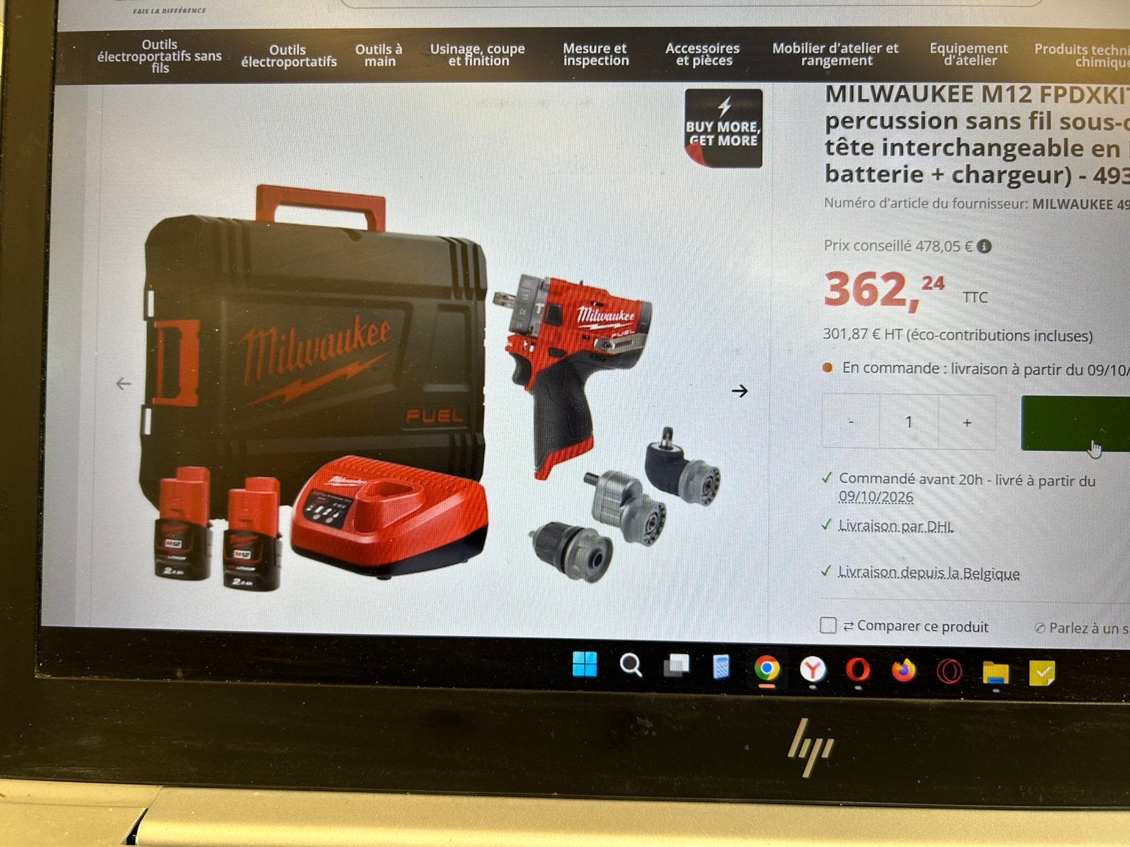 Visseuse Milwaukee en bon etat, Enlèvement ou Envoi, Utilisé, Milwaukee