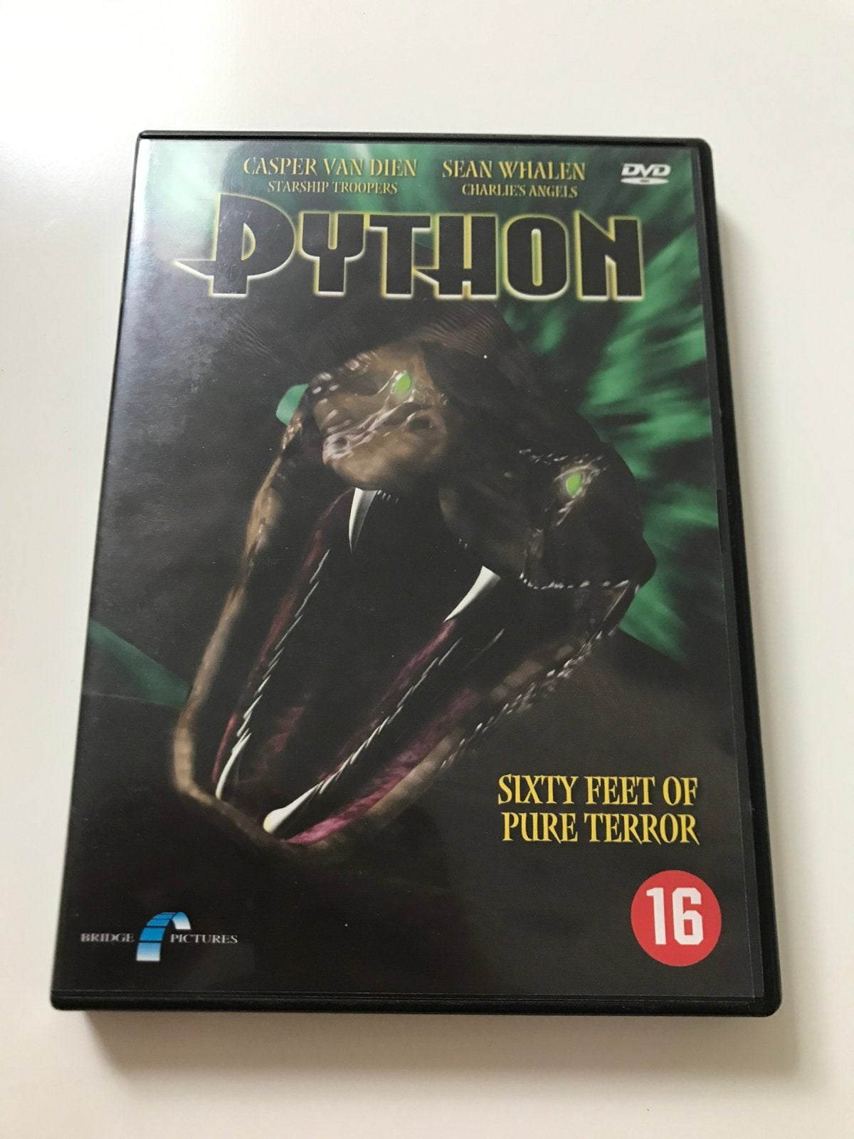 DVD Python, Cd's en Dvd's, Vanaf 16 jaar, Ophalen of Verzenden, Zo goed als nieuw, Monsters