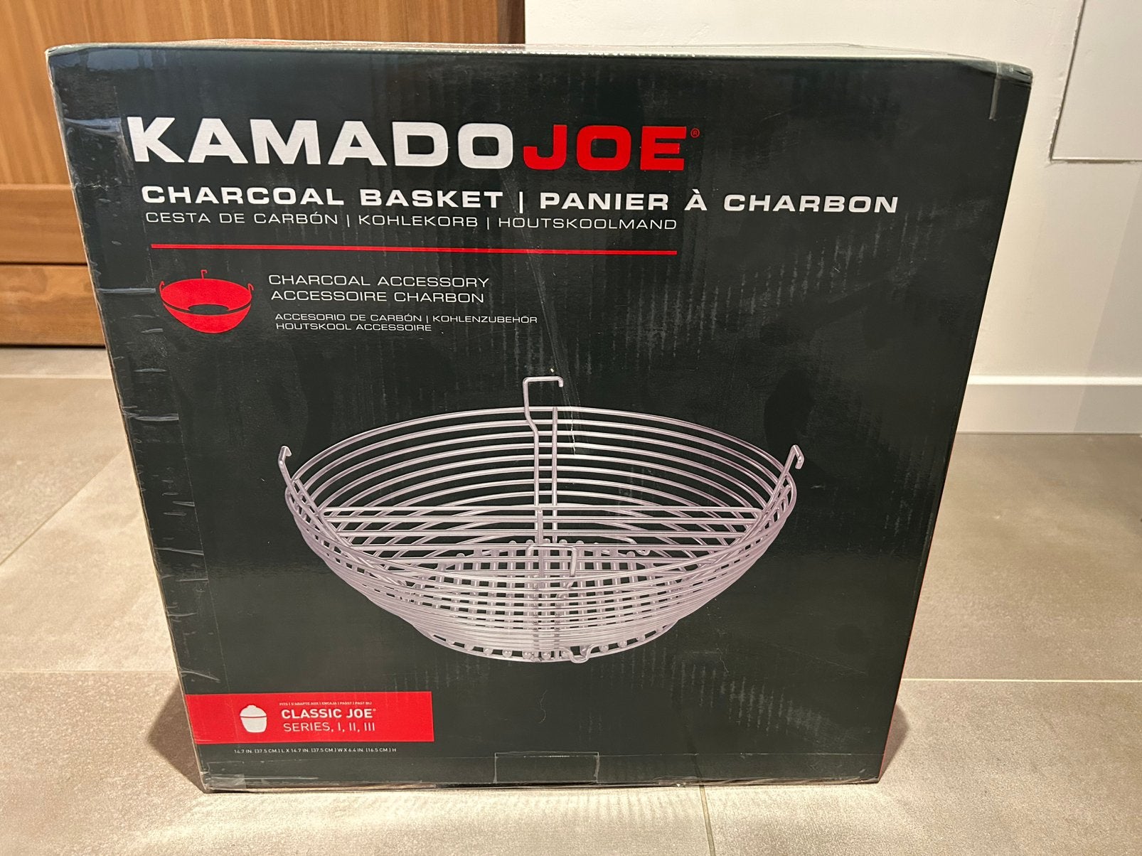 Panier à charbon / Houtskoolmand Kamado Joe, Enlèvement ou Envoi, Neuf