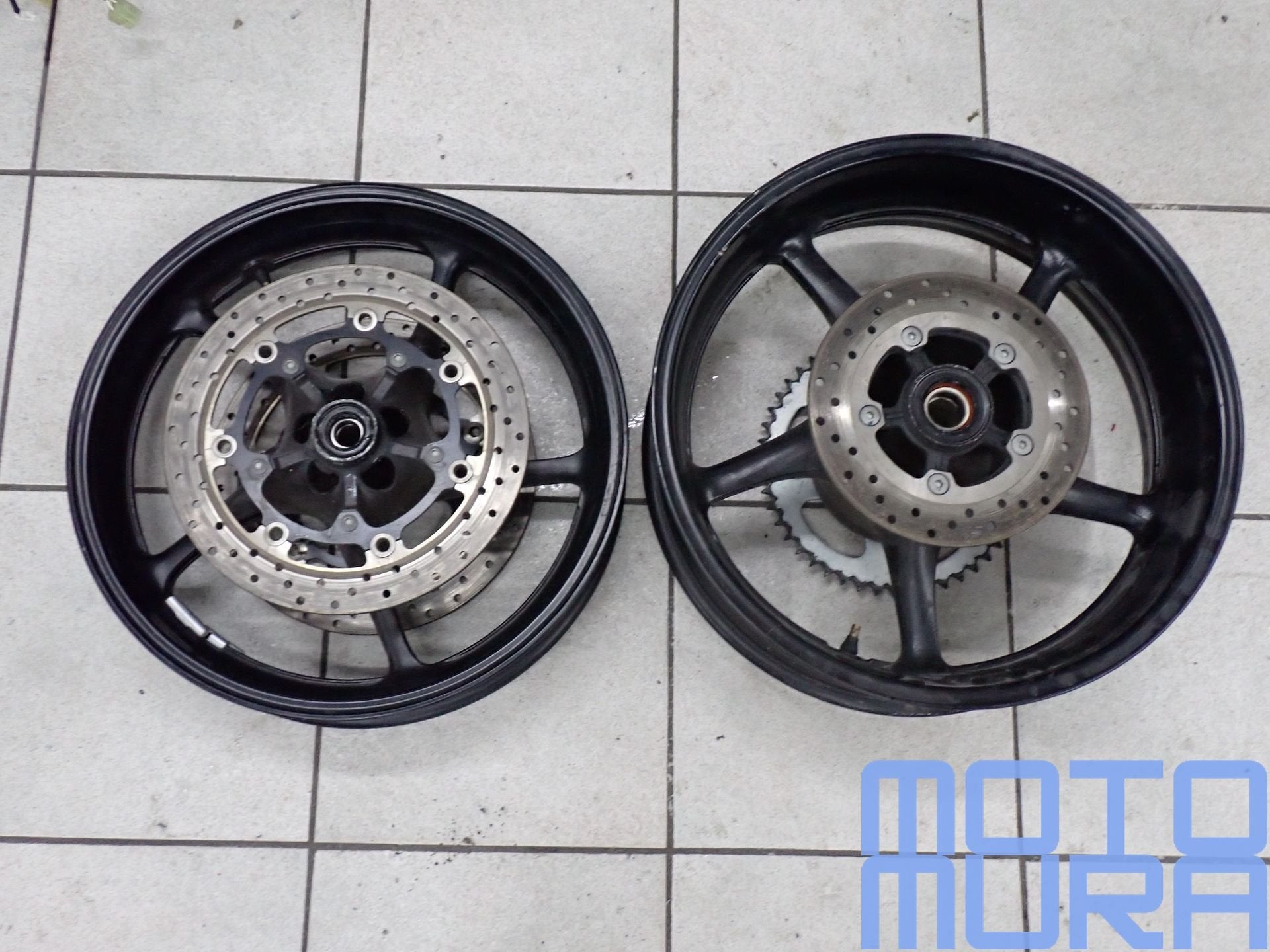Velgen voor de Yamaha R6 2005 velgenset wielenset velg wiel, Gebruikt, -, -, Ophalen of Verzenden