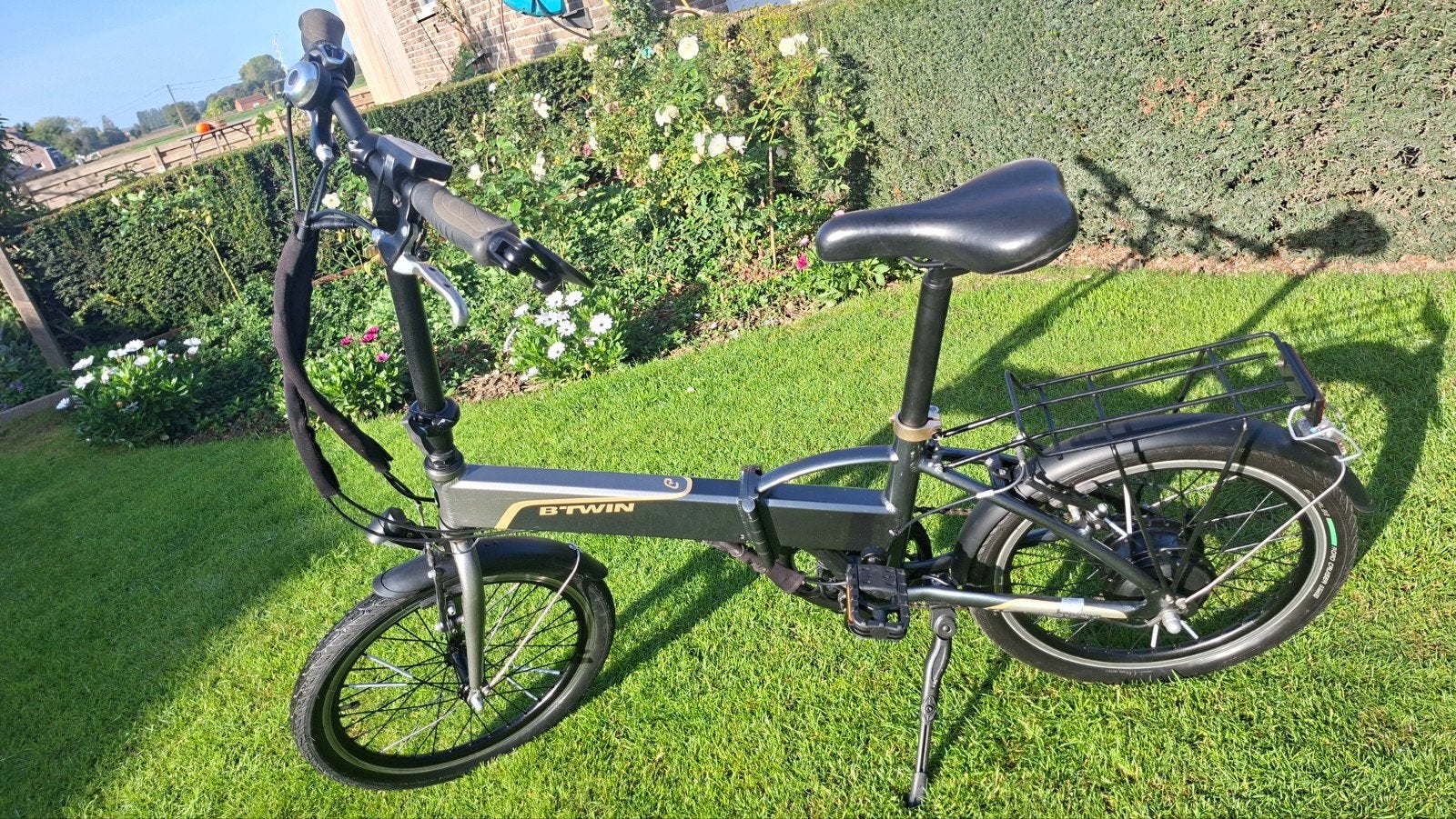 elekrische plooi vouw fiets, 20 inch of meer, Gebruikt, Velgrem, Versnellingen
