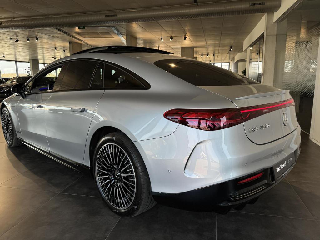 Mercedes-Benz EQS 450+ AMG Line + PANORAMISCH DAK + AIRMATIC, Auto's, Automaat, 4 deurs, Gebruikt, 333 pk