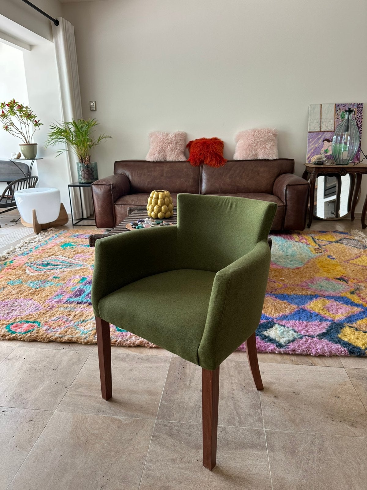 Fauteuils design, Enlèvement, Comme neuf, Vert