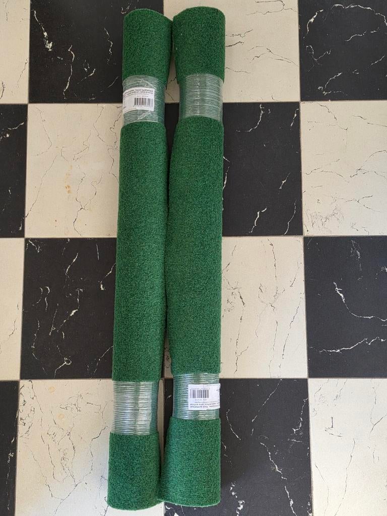 2 x artificiële grasmatten, Enlèvement