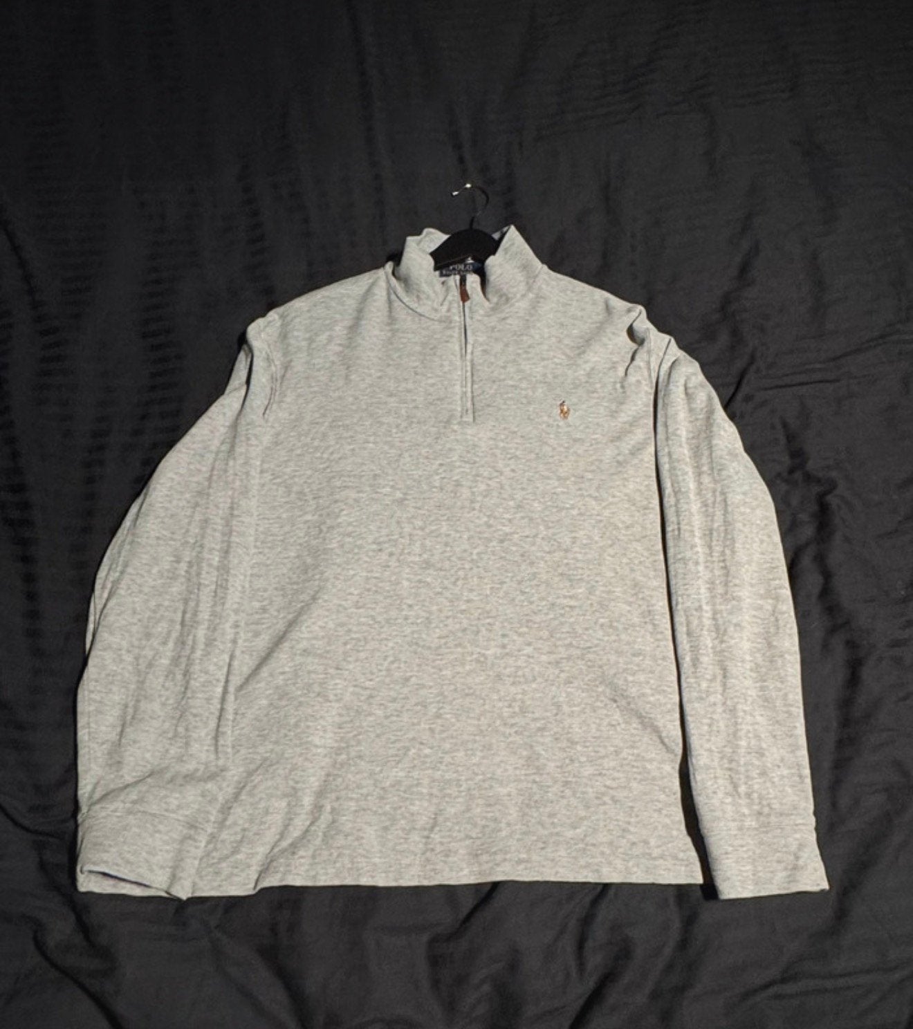 Ralph lauren quarter zip, Enlèvement, Neuf, Taille 52/54 (L), Gris