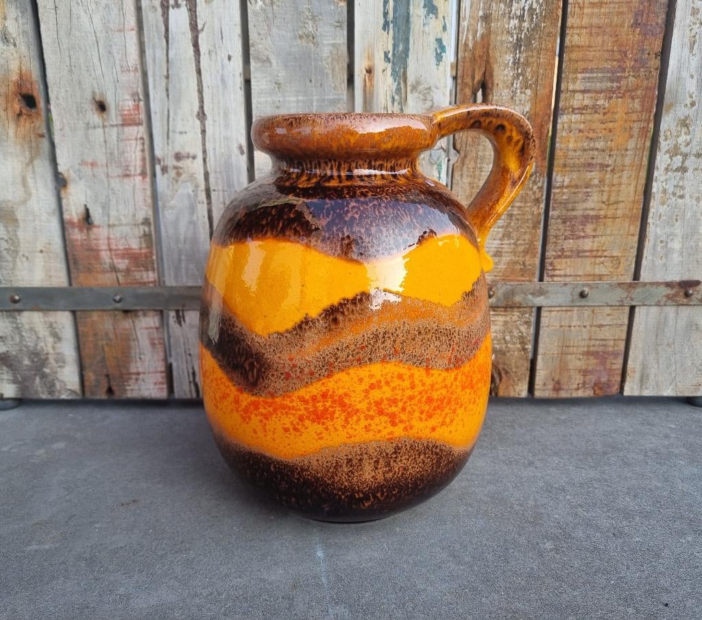 Vase orange vintage, Enlèvement