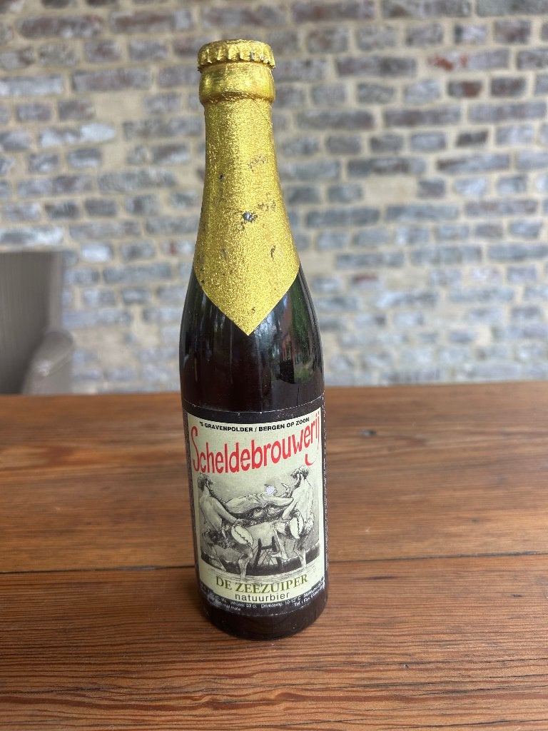 Scheldebrouwerij de zeezuiper date d'expiration 1998, Collections, Marques de bière, Enlèvement ou Envoi
