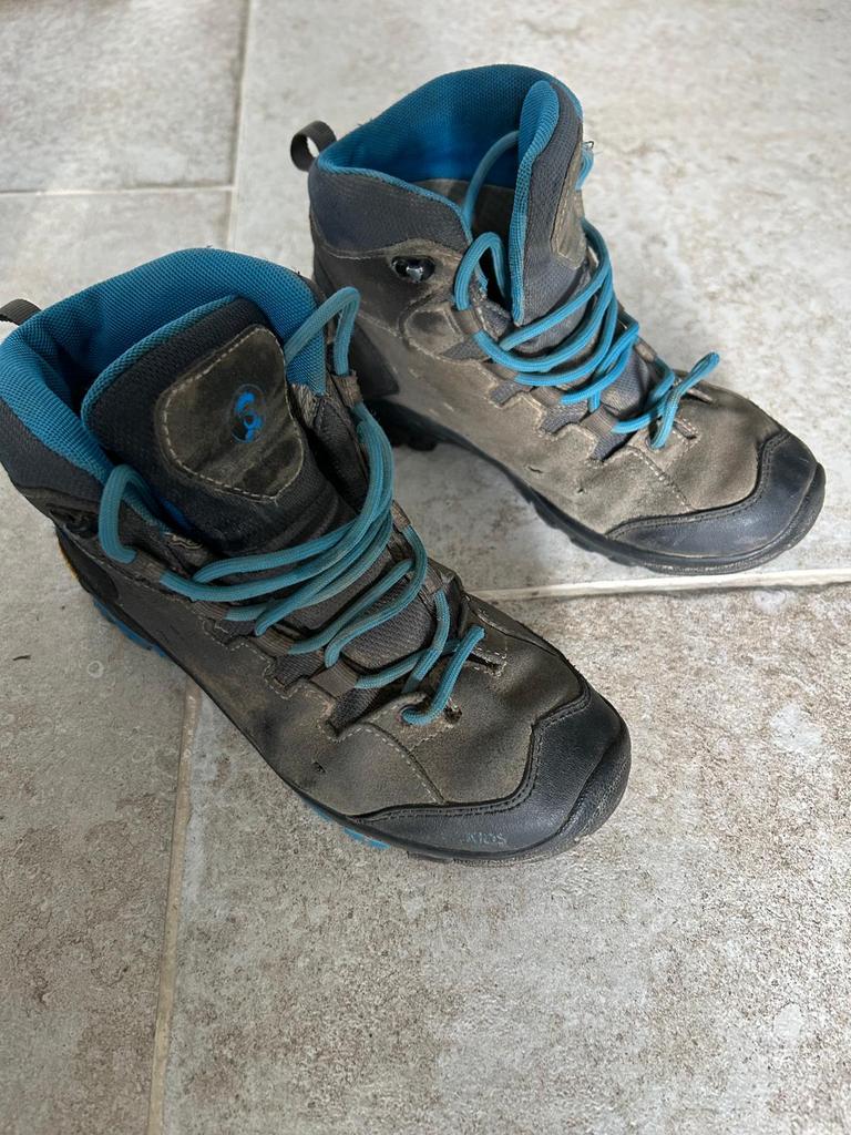Bergschoenen / Bottines Trollkids m36 grijs blauwe accenten, Ophalen, Gebruikt, Jongen of Meisje, Overige typen
