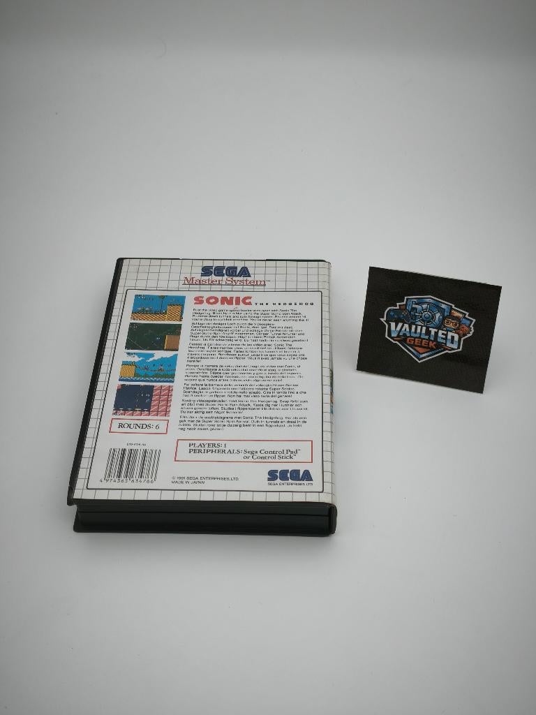 Sega Master System Sonic The Hedgehog CIB, Games en Spelcomputers, Gebruikt, 1 speler, Ophalen of Verzenden, Vanaf 3 jaar