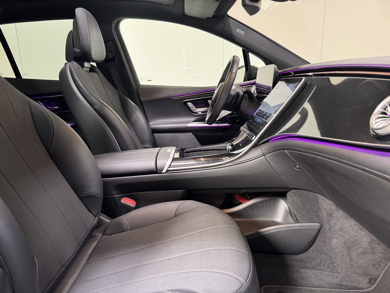 Mercedes-Benz EQE SUV 300 - Pano - Range 530 KM - 29 345 KM, Auto's, Mercedes-Benz, 245 pk, Zwart, 0 kg, Zwart