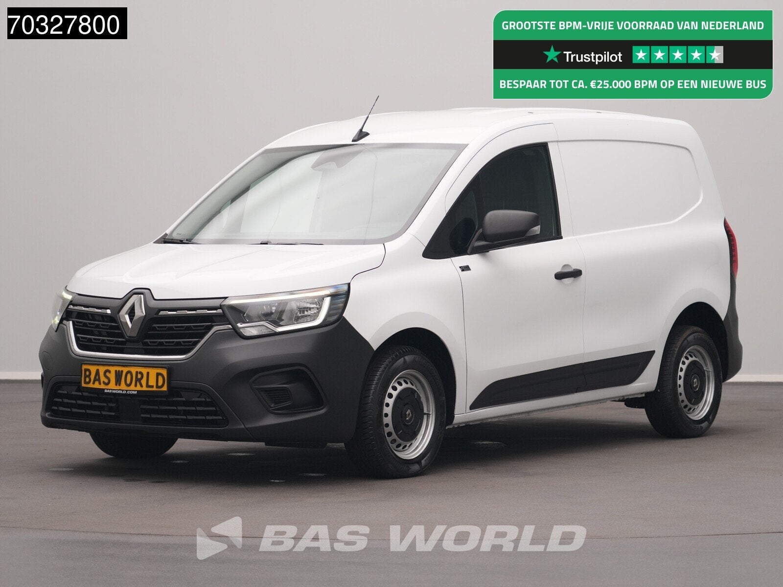 Renault Kangoo 102PK Benzine L1H1 LED Airco Cruise Parkeerse, Achat, Entreprise, 2 places, 102 ch