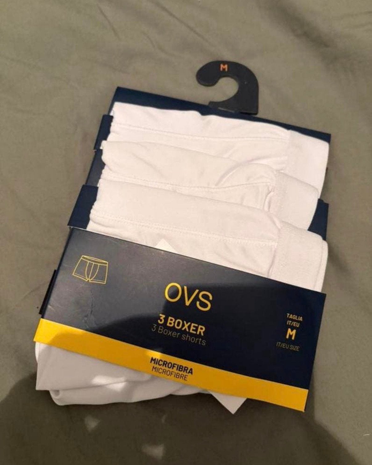 Microfiber Boxershort Wit of Zwart 3-pack, Verzenden, Wit, Boxer