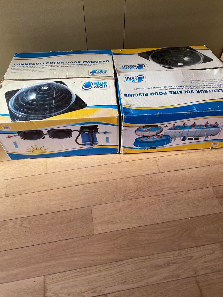 Zonnecollectors zwembad, Ophalen, Zo goed als nieuw